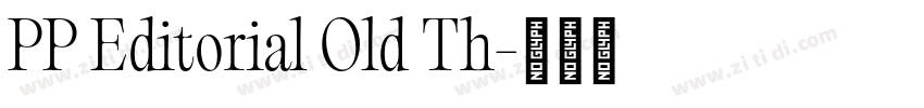 PP Editorial Old Th字体转换
